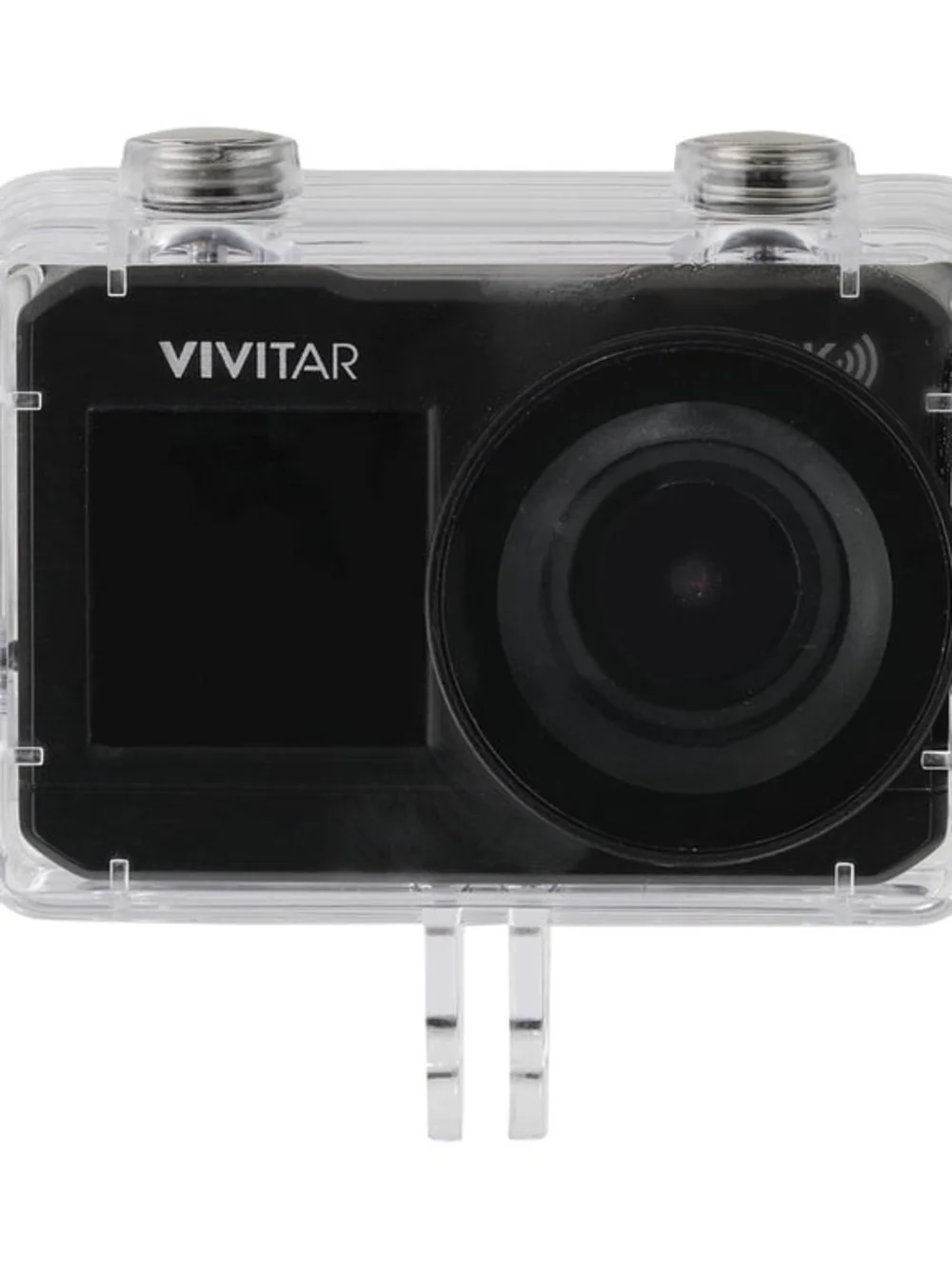 Vivitar 4K Action Camera in Black with Built-In Display